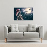 Kids Enjoy The Holiday Gallery Canvas - Blue / 41cm / 31cm - thumbnail 1