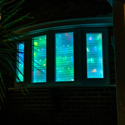 Multicolour Outdoor Curtain Light - Multicolour - thumbnail 4