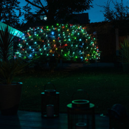 Multicolour Outdoor Curtain Light - Multicolour - thumbnail 3