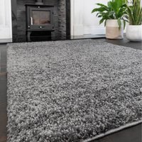 Soft Value Shaggy Pile Area Rug - Slate Grey / 80 x 50cm