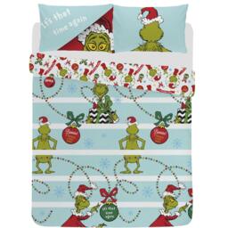 The Grinch It's That Time Again Duvet Cover Set - Multi / Single - thumbnail 3