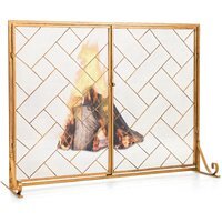 Fireplace Screen - Gold