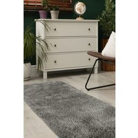 Super Soft Washable Shaggy Dark Silver Area Rug - Grey / 67x180cm - thumbnail 1