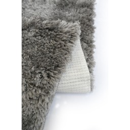 Super Soft Washable Shaggy Dark Silver Area Rug - Grey / 67x180cm - thumbnail 5