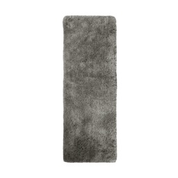Super Soft Washable Shaggy Dark Silver Area Rug - Grey / 67x180cm - thumbnail 2