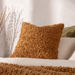 Ulsmere Boucle Cushion 45 x 45cm - Ginger / Polyester - thumbnail 4