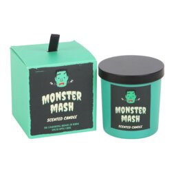 Monster Mash Apple Cider Candle Autumn Scented Halloween Decor - Green - thumbnail 4