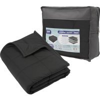 Weighted Blanket with Storage Bag - 125 x 150cm - 4kg - Black