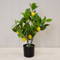Classic Artificial Lemon Tree Artificial floral arrangement - Green