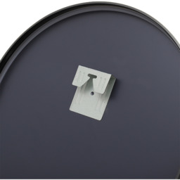 Oval Metal Wall Mirror - Black - thumbnail 5