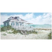 Richard Macneil Beach Retreat Canvas - Blue