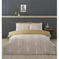 Arches Duvet Cover Set - Ochre / Single - thumbnail 1