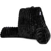 Deluxe Large Shredded Memory Foam Reading Pillow - Black