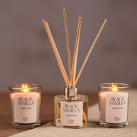 Scented Candle Gift Set  - Clear  / Black Vanilla - thumbnail 1