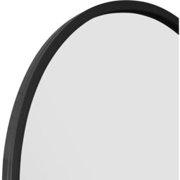 MirrorOutlet Garden Arcus - Black Framed Arched Garden Wall Mirror 180CM X 90CM - Black - thumbnail 3