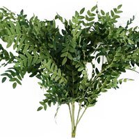 Pack of 6 x Artificial Fern Foliage Stem -  Artificial Fern