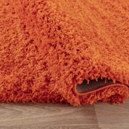 Desire Rugs Plain Living Room Fluffy Shaggy Area Rugs - Orange / 60x110 - thumbnail 2