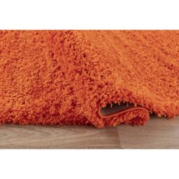 Desire Rugs Plain Living Room Fluffy Shaggy Area Rugs - Orange / 60x110 - thumbnail 3