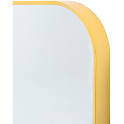 Rectangular Smooth Edges Wall Mirror - Gold - thumbnail 4