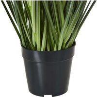 Wyld Haus 120cm White Agapanthus Artificial Plant in Black Pot - White