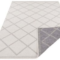 Reversible Corsica Indoor & Outdoor Rug Black - Cream / 250.0cm