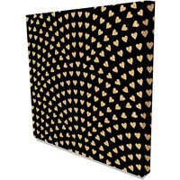 Geometrical Fish Scale - Wrapped Canvas Graphic Art Print - Yellow / 77cm / 114cm - thumbnail 1