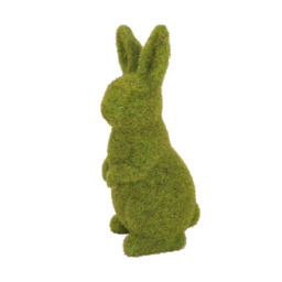 Easter Outdoor Grass Bunny Statue - Green - thumbnail 3
