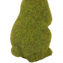 Easter Outdoor Grass Bunny Statue - Green - thumbnail 4