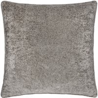 Lustre Velvet Plain Cushion - Pewter / Polyester