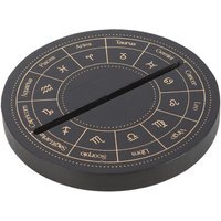 Astrology Wheel Tarot Card Stand For Daily Readings - Black - image 1
