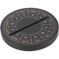 Astrology Wheel Tarot Card Stand For Daily Readings - Black - thumbnail 1