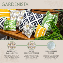 Printed Outdoor Scatter Cushion for Garden Furniture - Jungle Leopard / 6 / Jungle Leopard - thumbnail 4