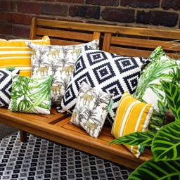 Printed Outdoor Scatter Cushion for Garden Furniture - Jungle Leopard / 6 / Jungle Leopard - thumbnail 2