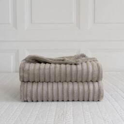 Chunky Cord Blanket Throw - Beige / 150x200cm - thumbnail 2