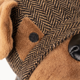 Herringbone Dog Door Stop - Brown - thumbnail 3