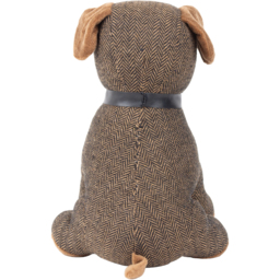 Herringbone Dog Door Stop - Brown - thumbnail 2