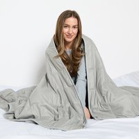 Quilted Weighted Blanket - Silver Grey / 180cm - image 1