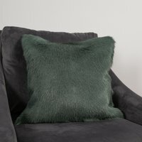 Goatskin Cushion - Turqoise / 45cm