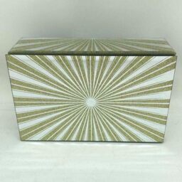 Eaglewiz Glitter SunRays Glass Mirrored Jewellery Box - Gold - thumbnail 3
