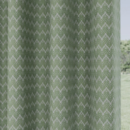 Aspen Green Room Darkening Eyelet Curtains - Green / 183cm / 229cm - thumbnail 4