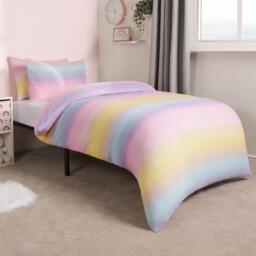 Rainbow Duvet Cover Bedding Set - Pink / Junior - thumbnail 4