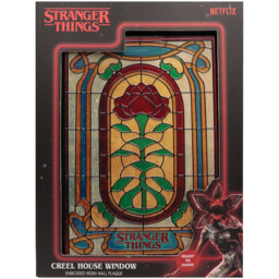 Stranger Things Creel House Stained Glass Window Resin Plaque - Beige - thumbnail 2