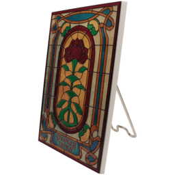 Stranger Things Creel House Stained Glass Window Resin Plaque - Beige - thumbnail 4