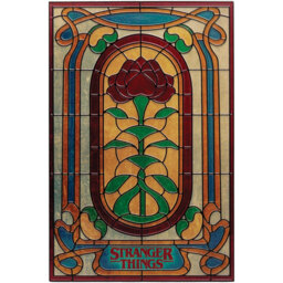 Stranger Things Creel House Stained Glass Window Resin Plaque - Beige - thumbnail 3