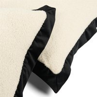OHS Oxford Boucle Cushion Cover - White/Black