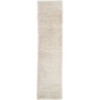 Super Soft Natural Shaggy Living Area Rug - Ecru / 240 x 60cm - thumbnail 1