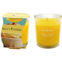 Price's Vanilla Cupcake Scented Jar Candle - Yellow - thumbnail 2