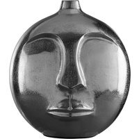 Benka Large Green Ribbed Glass Vase - Aluminium 100% - image 1