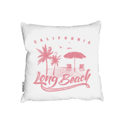 Cali Long Beach Outdoor Cushion - Pink / 60cm - thumbnail 2