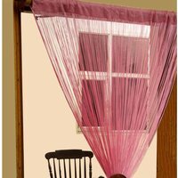 Homescapes Polyester String Curtain - Pink